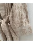 Roberto Cavalli Accappatoio in spugna velur di puro cotone operato art. jaguar