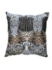 Roberto Cavalli Cuscino arredo in raso di cotone 40 x 40 cm made in Italy art. Liberty