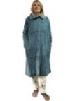 Linclalor Vestaglia donna in morbido coral abbottonata art. 88655