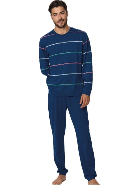 Ragno Pigiama uomo in puro cotone art. righe