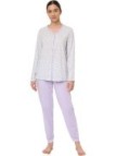 Ragno Pigiama donna in puro cotone aperto davanti art. A13F