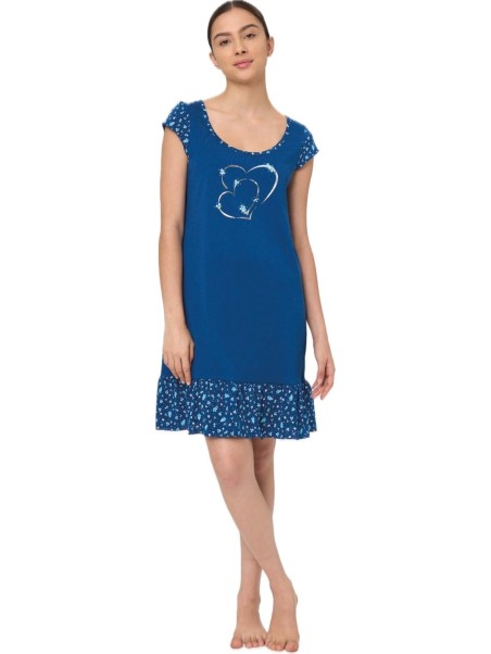 Ragno Camicia da notte in puro cotone senza maniche art. DM70NM