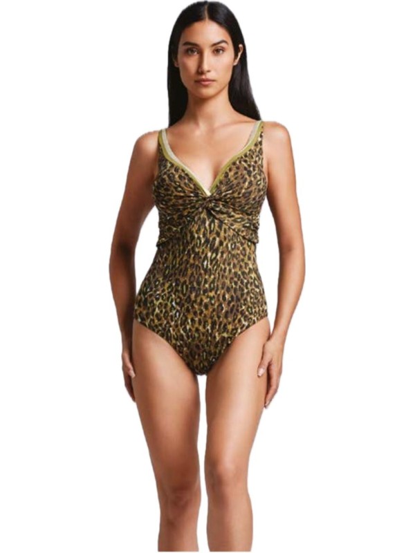 Costume intero con coppe tessuto glitter art. VI2414