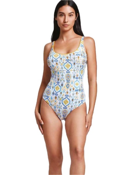 Vacanze Italiane Costume Intero Coppe sfoderabili con stras applicati Art. VI24005