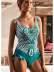 Vacanze Italiane Costume Intero Coppe sfoderabili Ricamo di Perline Art. VI24036