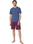 Ragno Pigiama uomo in puro cotone manica corta art. U804ND