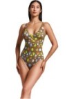 Vacanze Italiane Costume intero scollo a V coppe sfoderabili art. VI24119