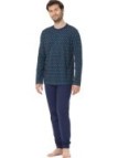 Linclalor Pigiama uomo in puro cotone stampa palme art. 474922