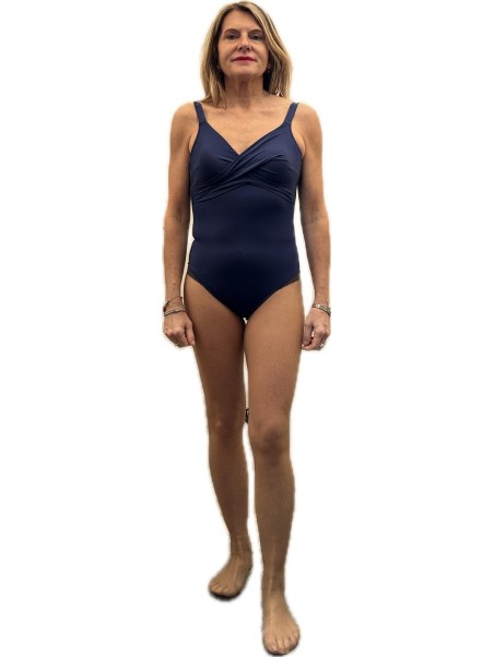 Bisbigli Costume intero con coppe ed incrocio coppa C art. 615116
