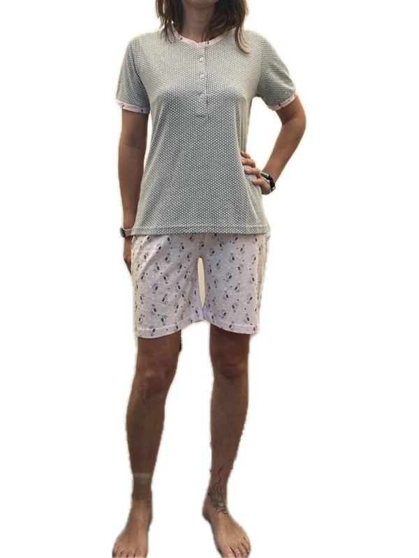 Infiore Pigiama donna manica corta pantalone corto in cotone art. HPC6517
