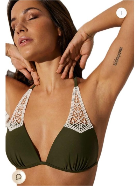 Ysabel Mora Bikini triangolo push-up slip basso art. 82539