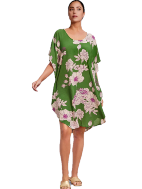 David Poncho collo tondo in fresca viscosa art. DA24009