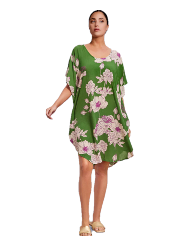 David Poncho collo tondo in fresca viscosa art. DA24009
