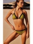 David Bikini triangolo sfoderabile slip medio lacci tessuto operato art. DA24092