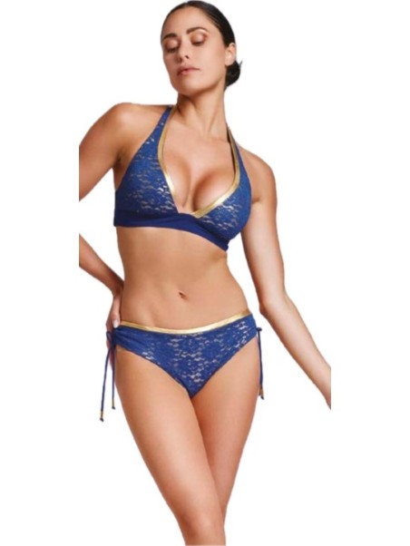 David Bikini in pizzo foderato triangolo sfoderabile slip medio art. DA24030