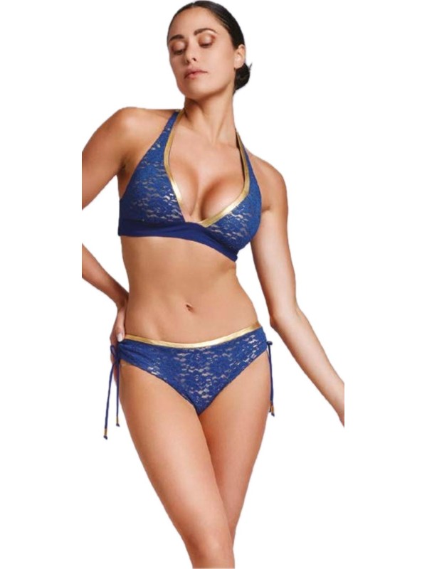 David Bikini in pizzo foderato triangolo sfoderabile slip medio art. DA24030