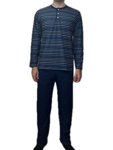 Pigiama uomo in puro cotone made in Italy art. 3552