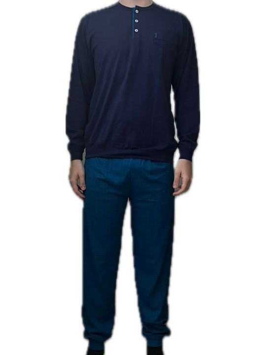 Bip Bip Pigiama uomo in puro cotone made in Italy art. 3549