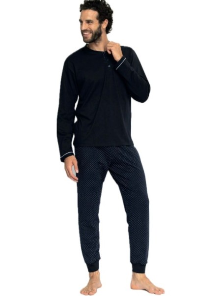 Armata di mare Pigiama uomo in puro cotone con tasche art. gt2389