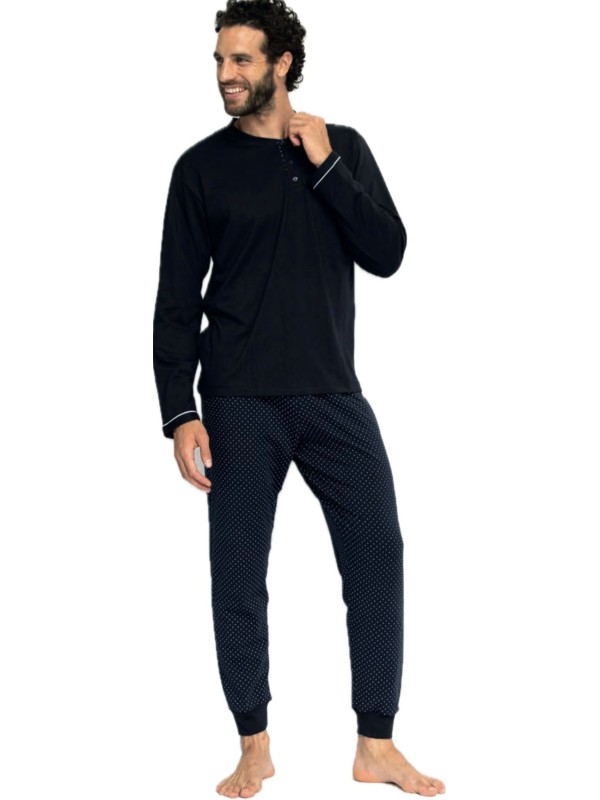 Armata di mare Pigiama uomo in puro cotone con tasche art. gt2389