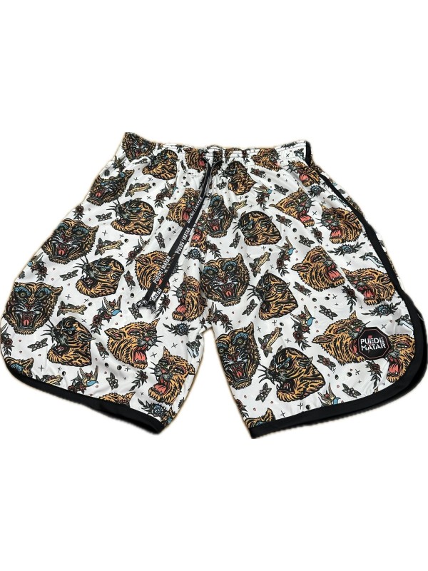 Puede Matar Boxer mare modello basket con tasche laterali stampa tigri art. oldtiger