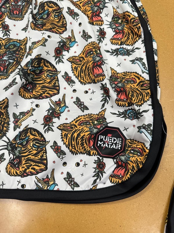 Puede Matar Boxer mare modello basket con tasche laterali stampa tigri art. oldtiger
