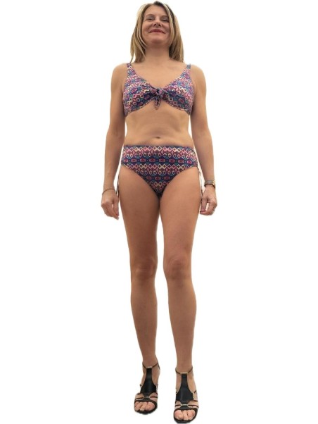 Giadamarina Bikini con ferretto coppa C slip alto made in Italy art. BS10