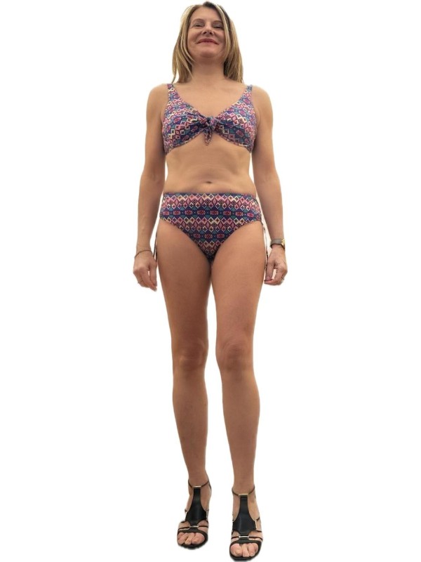 Giadamarina Bikini con ferretto coppa C slip alto made in Italy art. BS10