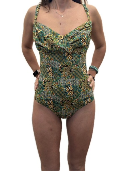 Giadamarina Costume intero con ferretto coppa C made in Italy art. BS09