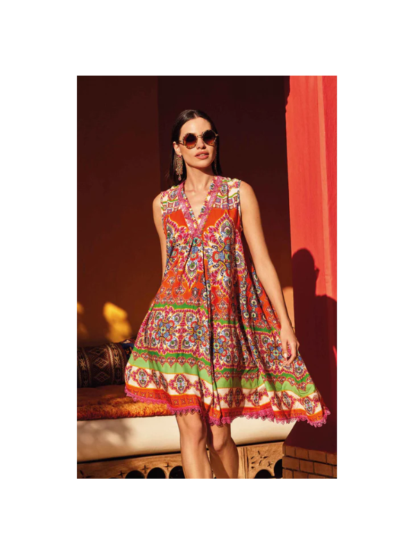 David Abito mare in fresco georgette di modal con pizzo applicato art. DB24-070