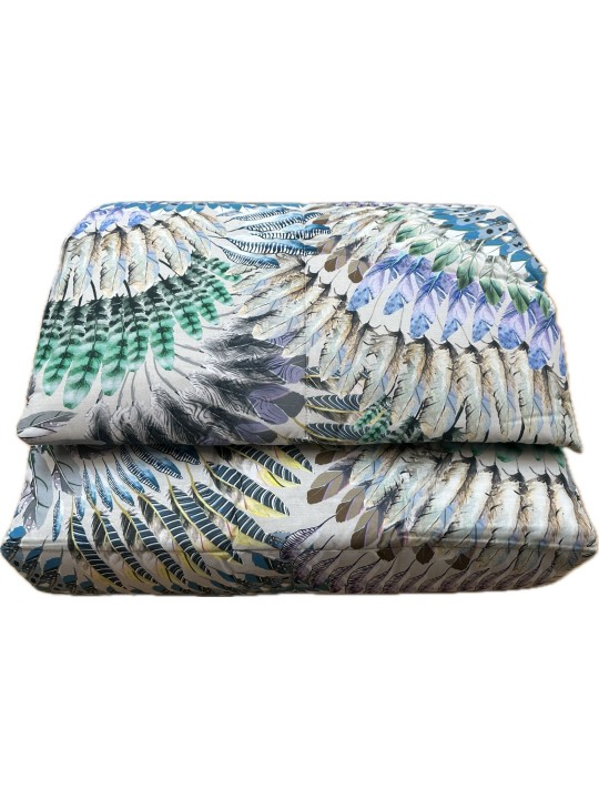 Cogal Copriletto trapuntato matrimoniale in percalle di puro cotone made in Italy art. Edward