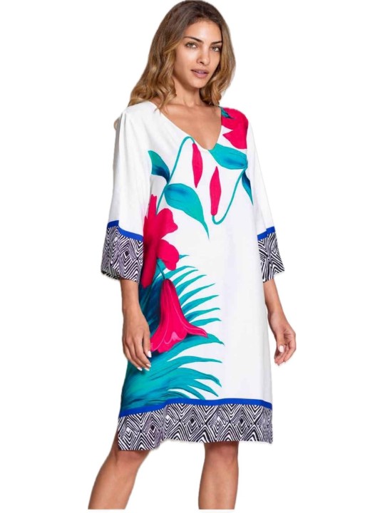 Bisbigli Abito mare in georgette di viscosa art. 702039