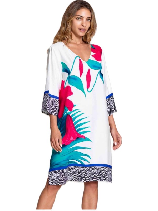 Bisbigli Abito mare in georgette di viscosa art. 702039