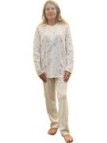 Linclalor Pigiama donna in puro cotone caldo art. 292072
