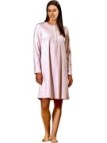 Linclalor Camicia da notte in caldo cotone stampa cuoricini art. 292066