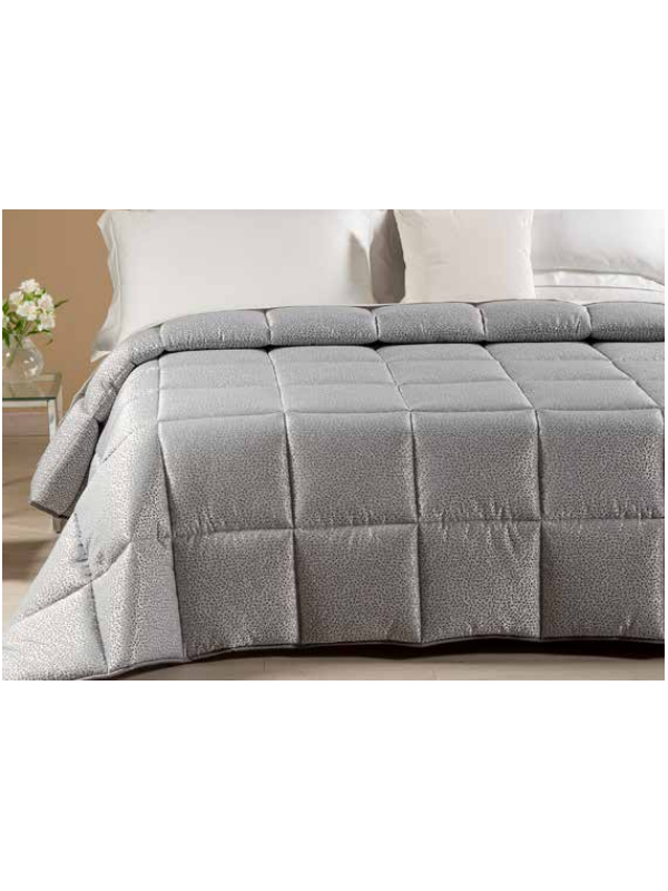 Caleffi Trapunta matrimoniale in reso di cotone jacquard art. Perlee