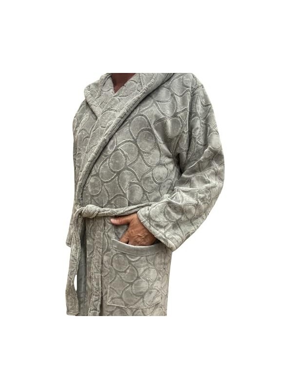 Trussardi Accappatoio in spugna velur di cotone art. Greyhound