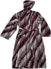 Carrara Accappatoio unisex con cappuccio in spugna velur di puro cotone art. Bowery