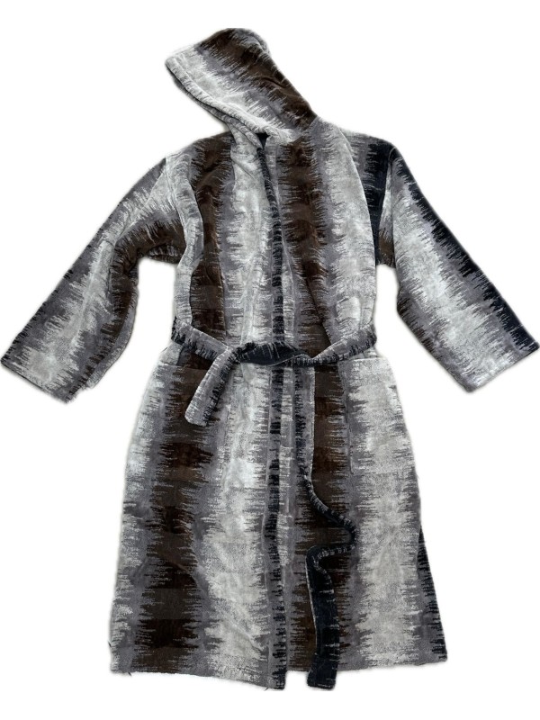 Carrara Accappatoio unisex in spugna velur di puro cotone art. Bridge