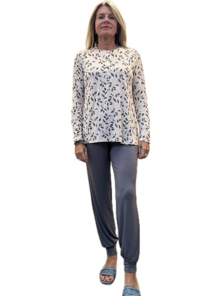 Lormar Pigiama donna in viscosa elasticizzata art. TRO652081