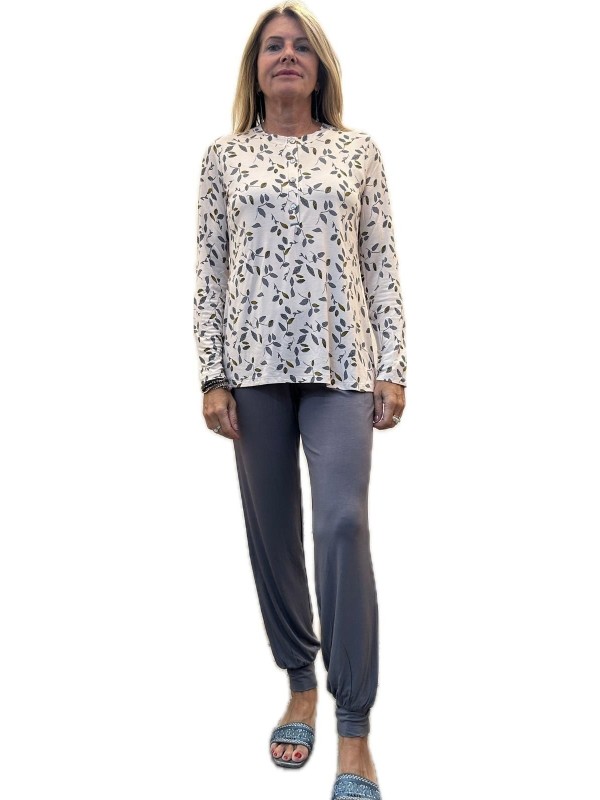 Lormar Pigiama donna in viscosa elasticizzata art. TRO652081