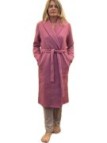 Vestaglia donna incrociata in cotone felpato punto milano art. DO81NU