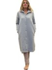 Ragno Vestaglia donna abbottonata in cotone felpato punto milano art. DO81NG
