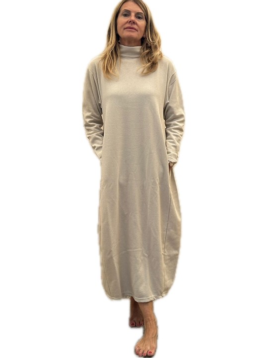 Ragno Camicia da notte abito caca con collo e tasche laterali in punto art. DO80NL