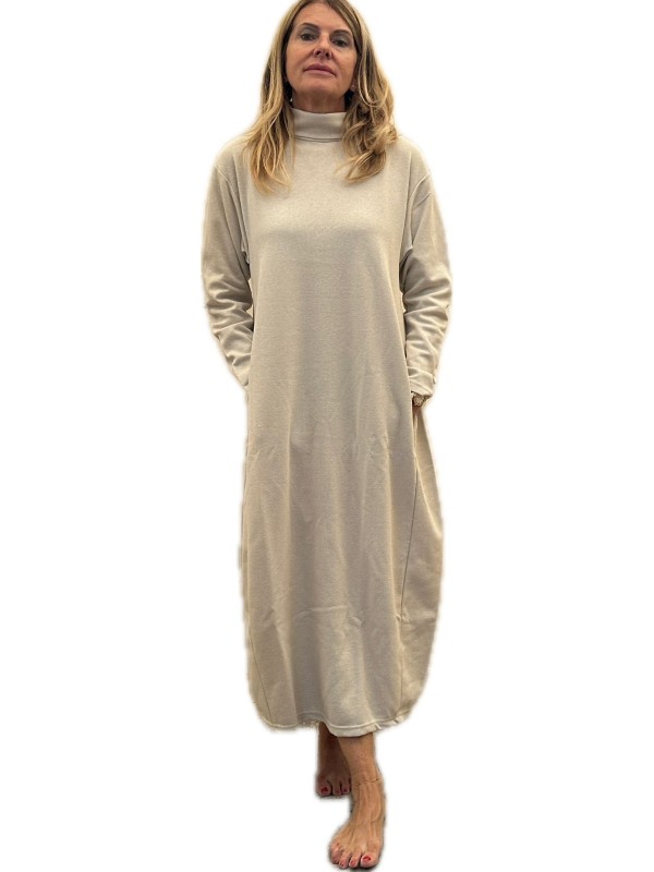 Ragno Camicia da notte abito caca con collo e tasche laterali in punto art. DO80NL
