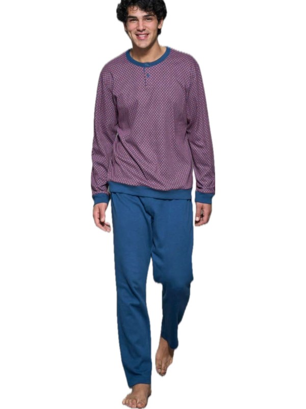 Ragno Pigiama uomo in caldo cotone art. U836N1