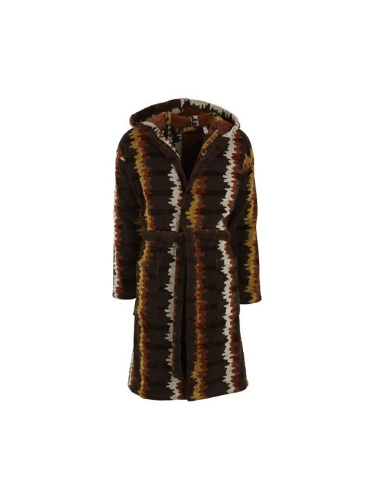 Carrara Accappatoio unisex con cappuccio in spugna velur di puro cotone art. Milos