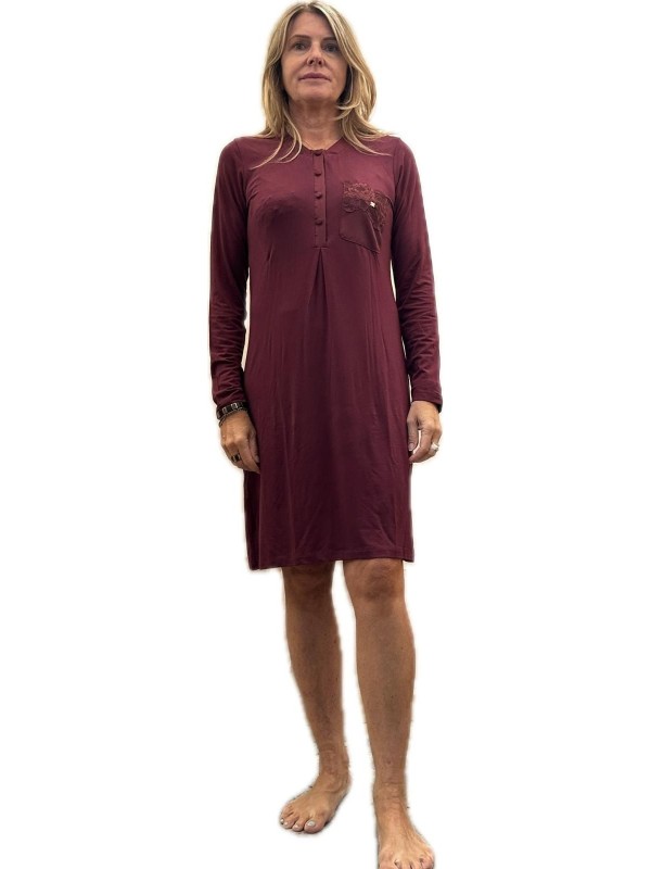 Lorma Camicia da notte in viscosa elasticizzata art. SAL630780
