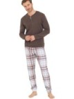 Linclalor Pigiama uomo in puro cotone caldo art. 92039