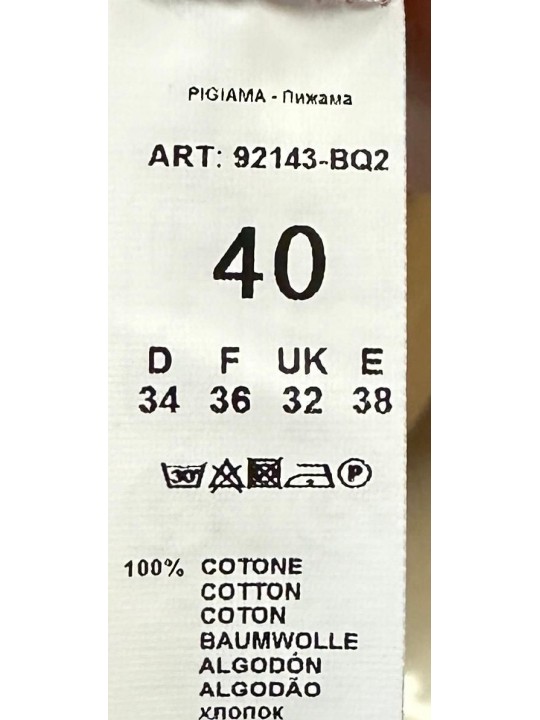 Linclalor Pigiama uomo in puro cotone caldo art. 92039